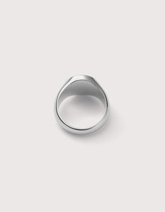 Signet Ring Oval Hairline